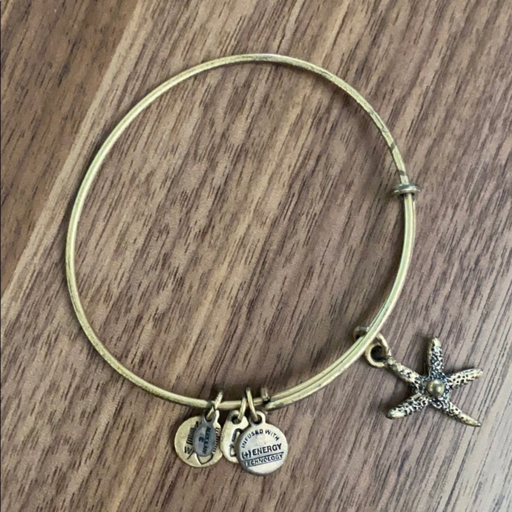 Starfish Alex and Ani Gold Bracelet